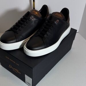 Good Man Brand Black Leather Men's Shoes